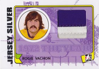 2009-10 In The Game 1972 The Year In Hockey - Game Used Jersey Silver #M-43 Rogie Vachon  Front