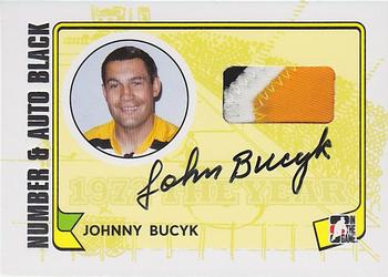 2009-10 In The Game 1972 The Year In Hockey - Game Used Number Autographs Black #MA-JB Johnny Bucyk  Front