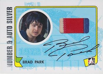2009-10 In The Game 1972 The Year In Hockey - Game Used Number Autographs Silver #MA-BP Brad Park  Front