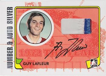 2009-10 In The Game 1972 The Year In Hockey - Game Used Number Autographs Silver #MA-GL Guy Lafleur  Front