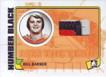2009-10 In The Game 1972 The Year In Hockey - Game Used Number Black #M-01 Bill Barber  Front