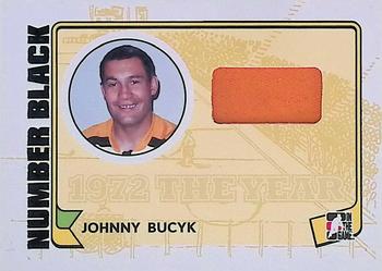 2009-10 In The Game 1972 The Year In Hockey - Game Used Number Black #M-02 Johnny Bucyk  Front