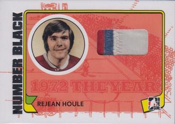 2009-10 In The Game 1972 The Year In Hockey - Game Used Number Black #M-15 Rejean Houle  Front