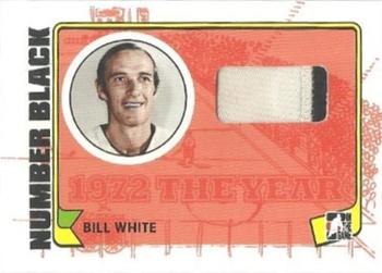 2009-10 In The Game 1972 The Year In Hockey - Game Used Number Black #M-45 Bill White  Front