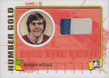 2009-10 In The Game 1972 The Year In Hockey - Game Used Number Gold #M-15 Rejean Houle  Front