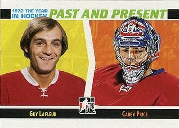 2009-10 In The Game 1972 The Year In Hockey - Past and Present #PP-01 Guy Lafleur / Carey Price  Front