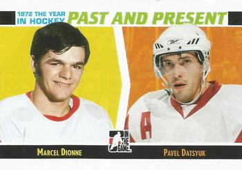 2009-10 In The Game 1972 The Year In Hockey - Past and Present #PP-03 Marcel Dionne / Pavel Datsyuk  Front