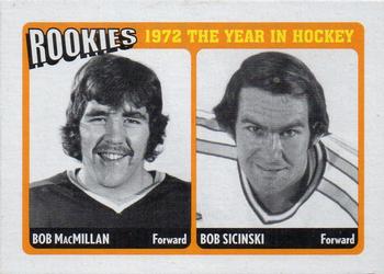 2009-10 In The Game 1972 The Year In Hockey - Rookies #R-07 Bob MacMillan / Bob Sicinski  Front