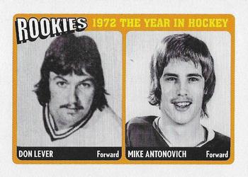 2009-10 In The Game 1972 The Year In Hockey - Rookies #R-08 Don Lever / Mike Antonovich  Front