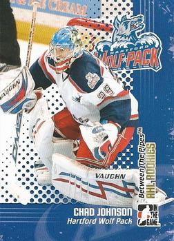 2009-10 In The Game Between The Pipes - AHL Rookies #AR01 Chad Johnson  Front