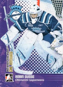 2009-10 In The Game Between The Pipes - CHL Rookies #CR09 Robin Gusse  Front
