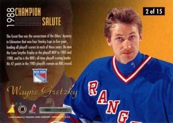 1996-97 Zenith - Champion Salute Extra #2 Wayne Gretzky Back