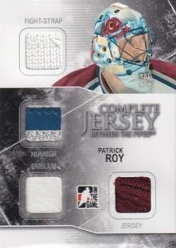 2009-10 In The Game Between The Pipes - Complete Jerseys Silver #CJ-10 Patrick Roy  Front