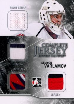 2009-10 In The Game Between The Pipes - Complete Jerseys Silver #CJ-14 Simeon Varlamov  Front