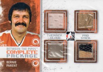2009-10 In The Game Between The Pipes - Complete Package Silver #CP-02 Bernie Parent  Front