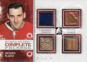 2009-10 In The Game Between The Pipes - Complete Package Silver #CP03 Jacques Plante  Front