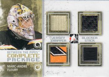 2009-10 In The Game Between The Pipes - Complete Package Silver #CP-09 Marc-Andre Fleury  Front