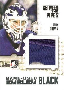 2009-10 In The Game Between The Pipes - Emblems Black #M-31 Felix Potvin  Front