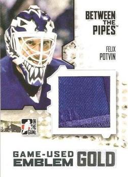 2009-10 In The Game Between The Pipes - Emblems Gold #M-31 Felix Potvin  Front