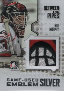 2009-10 In The Game Between The Pipes - Emblems Silver #M-26 Mike Murphy  Front