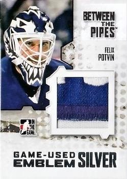 2009-10 In The Game Between The Pipes - Emblems Silver #M-31 Felix Potvin  Front