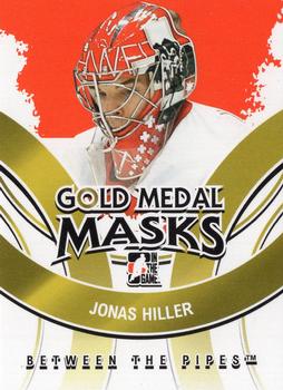 2009-10 In The Game Between The Pipes - Gold Medal Masks #GMM-04 Jonas Hiller  Front