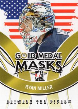2009-10 In The Game Between The Pipes - Gold Medal Masks #GMM-06 Ryan Miller  Front