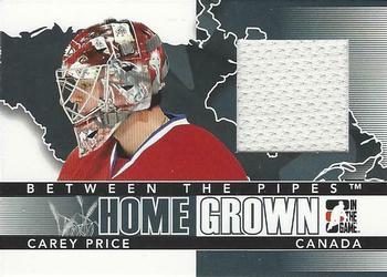 2009-10 In The Game Between The Pipes - Homegrown Black #HG-05 Carey Price  Front