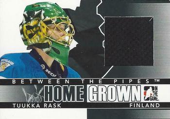 2009-10 In The Game Between The Pipes - Homegrown Black #HG-8 Tuukka Rask  Front
