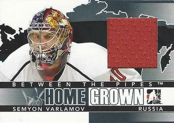 2009-10 In The Game Between The Pipes - Homegrown Black #HG-24 Semyon Varlamov Front