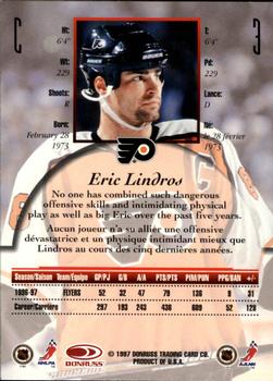 1997-98 Donruss Canadian Ice #3 Eric Lindros Back