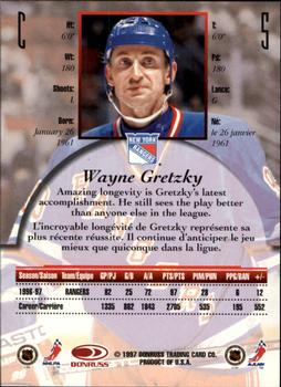 1997-98 Donruss Canadian Ice #5 Wayne Gretzky Back