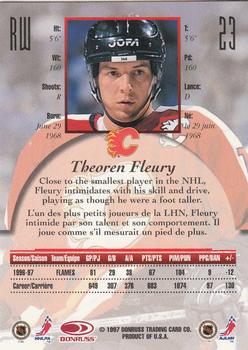 1997-98 Donruss Canadian Ice #23 Theoren Fleury Back