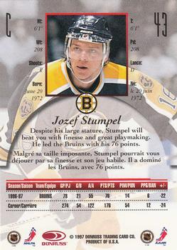 1997-98 Donruss Canadian Ice #43 Jozef Stumpel Back