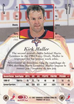 1997-98 Donruss Canadian Ice #47 Kirk Muller Back