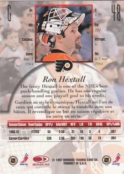 1997-98 Donruss Canadian Ice #48 Ron Hextall Back