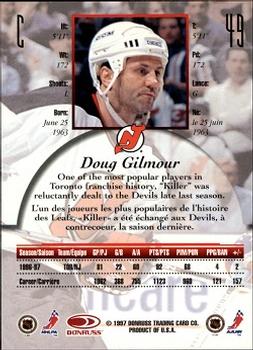 1997-98 Donruss Canadian Ice #49 Doug Gilmour Back