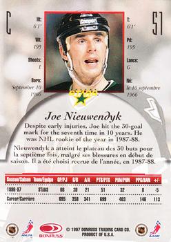 1997-98 Donruss Canadian Ice #51 Joe Nieuwendyk Back