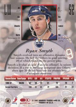 1997-98 Donruss Canadian Ice #52 Ryan Smyth Back