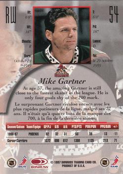 1997-98 Donruss Canadian Ice #54 Mike Gartner Back