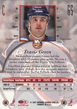 1997-98 Donruss Canadian Ice #65 Travis Green Back