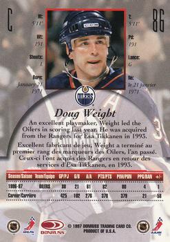 1997-98 Donruss Canadian Ice #86 Doug Weight Back