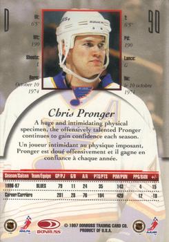 1997-98 Donruss Canadian Ice #90 Chris Pronger Back