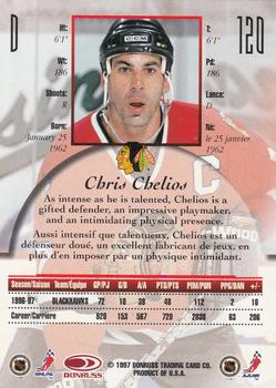 1997-98 Donruss Canadian Ice #120 Chris Chelios Back