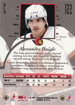 1997-98 Donruss Canadian Ice #122 Alexandre Daigle Back