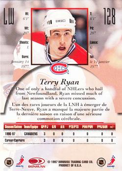 1997-98 Donruss Canadian Ice #128 Terry Ryan Back