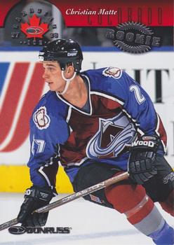 1997-98 Donruss Canadian Ice #137 Christian Matte Front