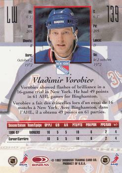 1997-98 Donruss Canadian Ice #139 Vladimir Vorobiev Back