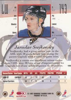 1997-98 Donruss Canadian Ice #143 Jaroslav Svejkovsky Back