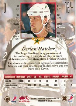 1997-98 Donruss Canadian Ice #124 Derian Hatcher Back